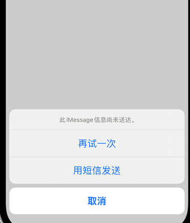 巴马apple维修iPhone上无法正常发送iMessage信息